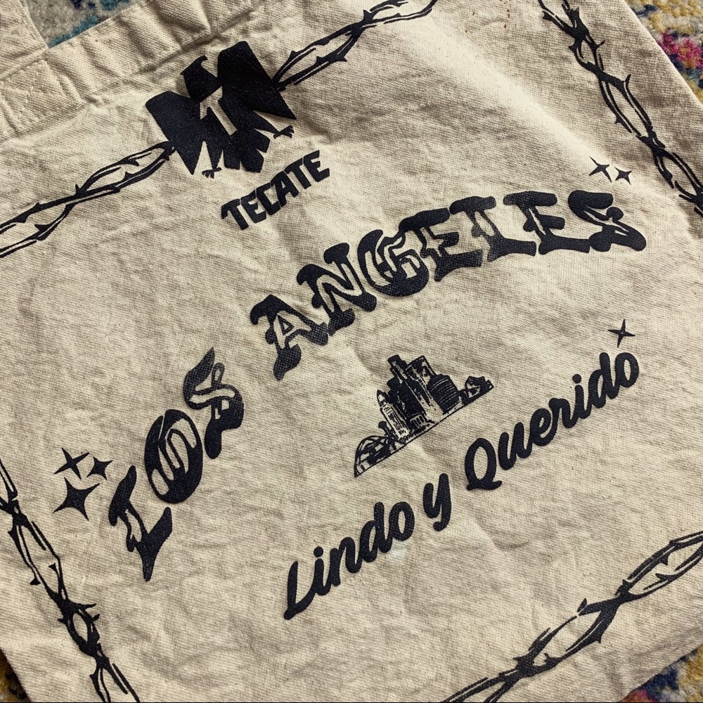 Tecate Beer Promo Los Angeles Tote Bag